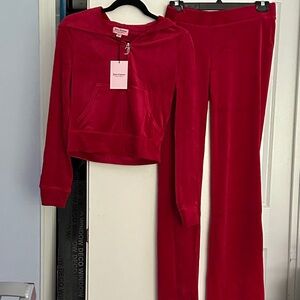 Juicy Couture Cherry Velour Set